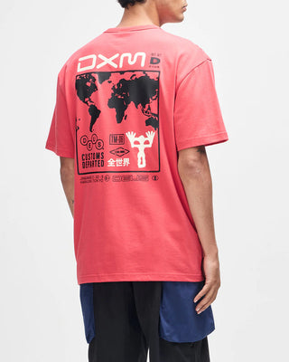DEUS EX MACHINA DEPARTED TEE MELON RED