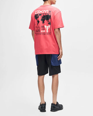 DEUS EX MACHINA DEPARTED TEE MELON RED