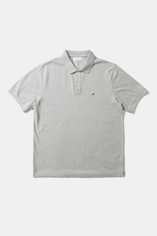 EDMMOND DUCK POLO PLAIN GREY MELANGE