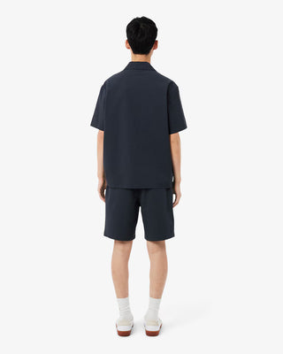 LACOSTE RELAXED FIT WAFFLE TEXTURE SHORTS BLACKBIRD GH1977