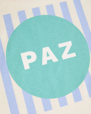 LA PAZ BOTELHO T-SHIRT PAZ ECRU / GREEN