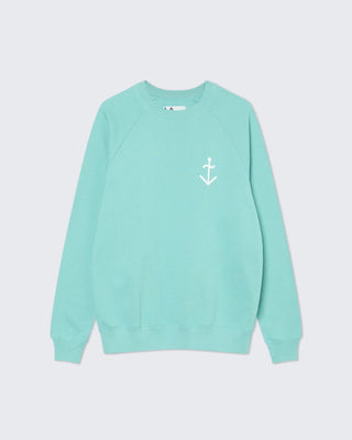 LA PAZ CUNHA SWEATSHIRT GREEN / OFF-WHITE LOGO