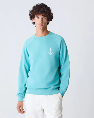 LA PAZ CUNHA SWEATSHIRT GREEN / OFF-WHITE LOGO