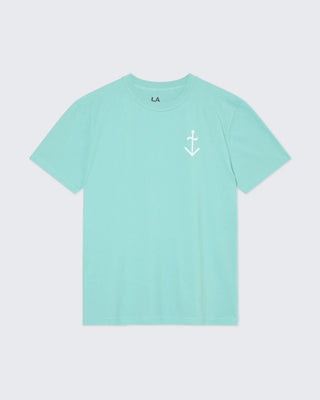 LA PAZ DANTAS T-SHIRT GREEN / OFF-WHITE LOGO