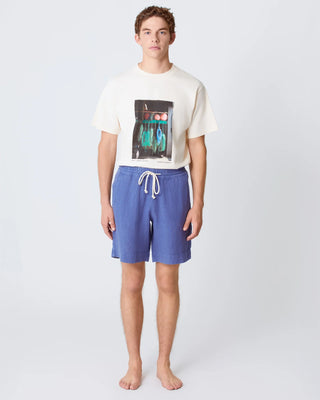LA PAZ PESTANA SHORTS INDIGO LINEN