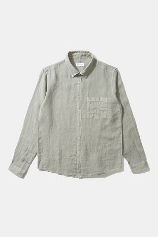 EDMMOND LINEN SHIRT PLAIN TAUPE