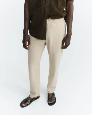 THINKING MU LIGHT TRAVEL PANTS OATMETAL