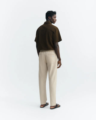 THINKING MU LIGHT TRAVEL PANTS OATMETAL