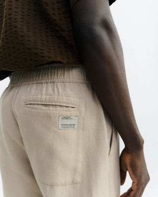 THINKING MU LIGHT TRAVEL PANTS OATMETAL