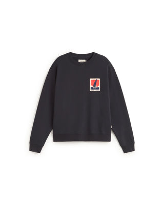 THINKING MU OPTIMIST NAVY LEON SWEATSHIRT BLUE