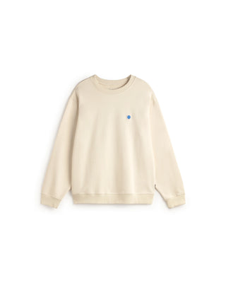 THINKING MU SOL CONTRAST PANNACOTA LEON SWEATSHIRT ECRU