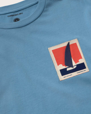 THINKING MU OPTIMIST DARK DUSK ZACH TEE BLUE