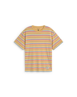 THINKING MU FUNKY STRIPES SAHARA SUN AARON TEE MULTICOLOR