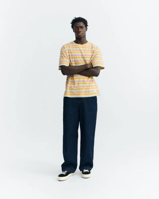 THINKING MU FUNKY STRIPES SAHARA SUN AARON TEE MULTICOLOR