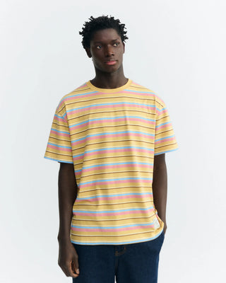 THINKING MU FUNKY STRIPES SAHARA SUN AARON TEE MULTICOLOR