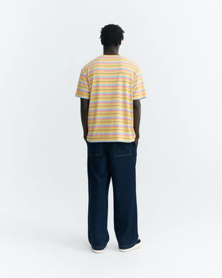 THINKING MU FUNKY STRIPES SAHARA SUN AARON TEE MULTICOLOR