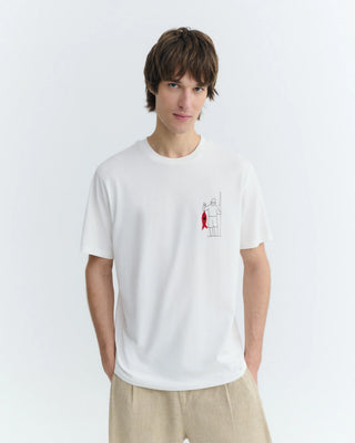 THINKING MU FISHERMAN ZACH TEE WHITE