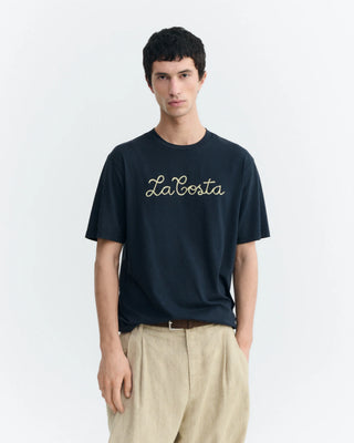 THINKING MU LA COSTA NAVY ZACH TEE BLUE