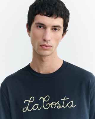 THINKING MU LA COSTA NAVY ZACH TEE BLUE