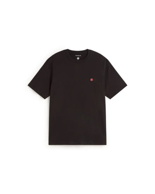 THINKING MU SOL CONTRAST BLACK AARON TEE BLACK