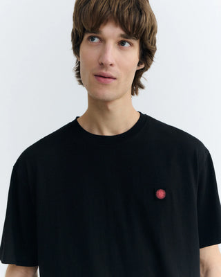 THINKING MU SOL CONTRAST BLACK AARON TEE BLACK