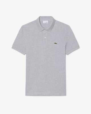 LACOSTE SLIM FIT PIQUÉ POLO SILVER CHINE PH4012