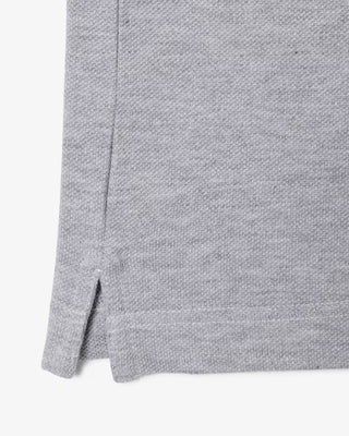 LACOSTE SLIM FIT PIQUÉ POLO SILVER CHINE PH4012