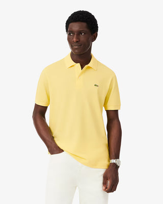 LACOSTE CLASSIC FIT STRETCH PIQUÉ POLO YELLOW PH9851