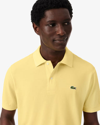 LACOSTE CLASSIC FIT STRETCH PIQUÉ POLO YELLOW PH9851