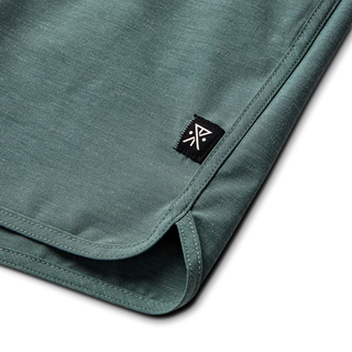 ROARK CHILLER SCALLOP BOARDSHORT SLATE GREEN