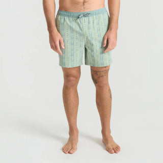 ROARK SHOREY BOARDSHORT STRIPE SEA FOAM
