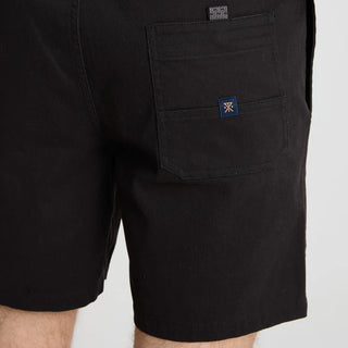 ROARK MADE TO FACE SHORT WASHED BLACK