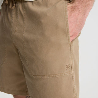 ROARK MADE TO FACE SHORT WASHED KHAKI