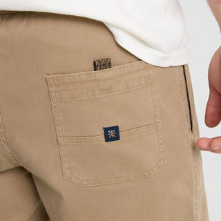 ROARK MADE TO FACE SHORT WASHED KHAKI