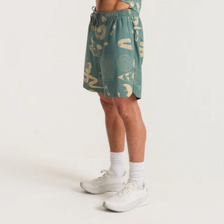 ROARK SERRANO 7" ACTIVE STRECH SHORT SLATE GREEN