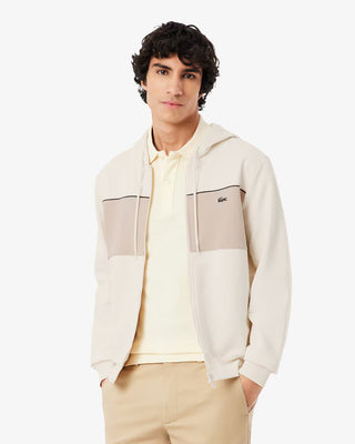 LACOSTE ZIPPED COLORBLOCK HOODIE LAPLAND SH0892