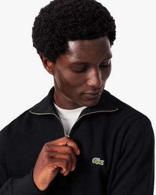 LACOSTE SH1927 HALF ZIP SWEATSHIRT 031 BLACK