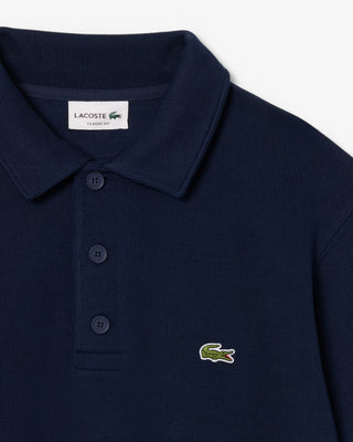 LACOSTE SH5781 POLO SWEATSHIRT 166 NAVYBLUE