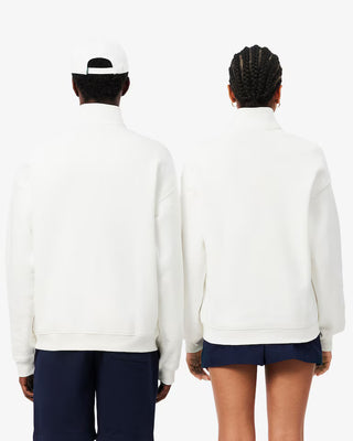 LACOSTE SH7759 HALF ZIP SWEATSHIRT 70V FLOUR
