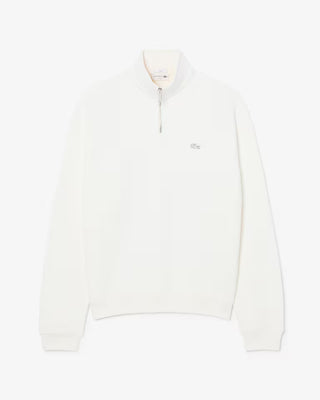LACOSTE SH7759 HALF ZIP SWEATSHIRT 70V FLOUR