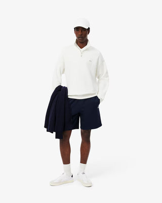 LACOSTE SH7759 HALF ZIP SWEATSHIRT 70V FLOUR