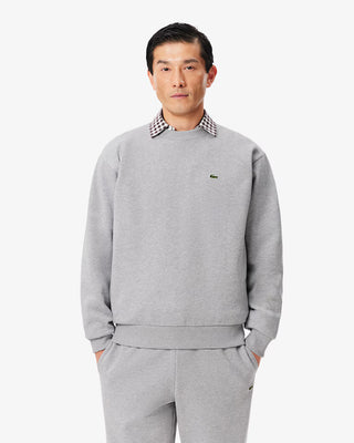 LACOSTE SH8868 CREWNECK CCA SILVER CHINE