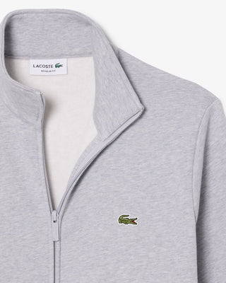 LACOSTE SH8870 ZIP SWETSHIRT CCA SILVER CHINE