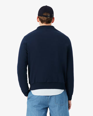 LACOSTE CLASSIC FIT COTTON SWEATSHIRT NAVY BLUE SH9801
