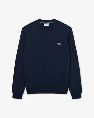 LACOSTE CLASSIC FIT COTTON SWEATSHIRT NAVY BLUE SH9801