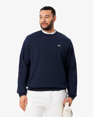 LACOSTE CLASSIC FIT COTTON SWEATSHIRT NAVY BLUE SH9801