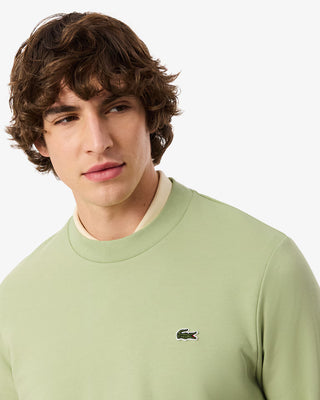 LACOSTE CLASSIC FIT COTTON SWEATSHIRT BIRCH SH9801