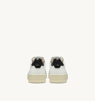 AUTRY MEDALIST LOW  WHITE BLACK LEATHER - AULMLL22