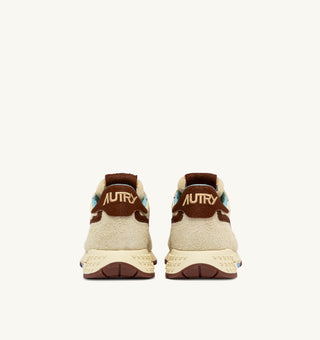AUTRY REELWIND LOW BROWN NUT NYLON SUEDE - WWLWUP01