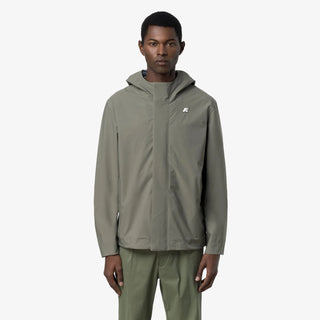KWAY JACKO STRETCH 2L JACKET GREEN LICHEN
